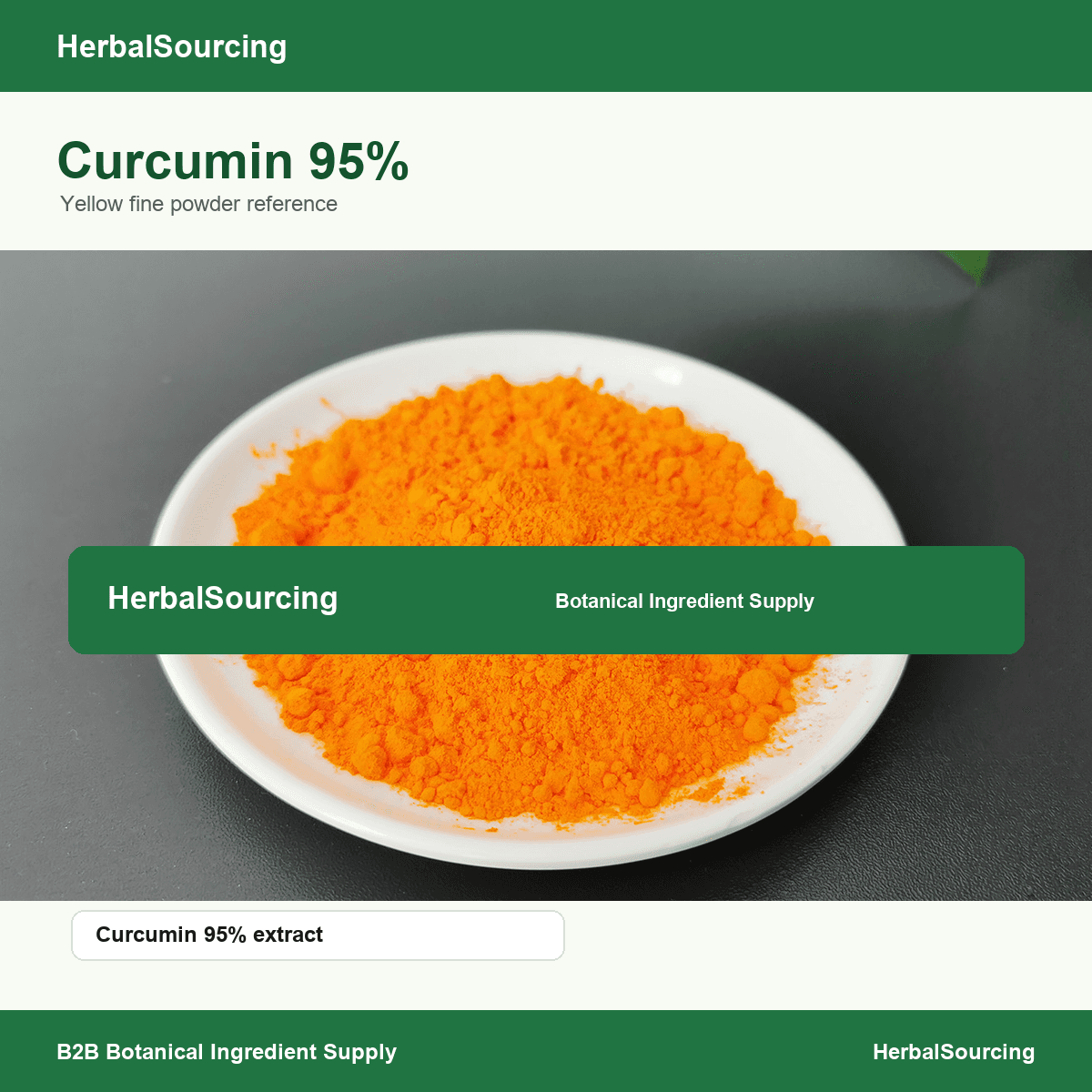 Curcumin 95 percent powder second dish reference