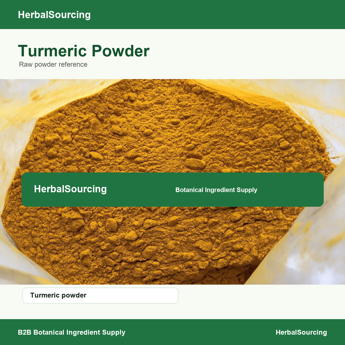 Turmeric Powder / Extract specification reference