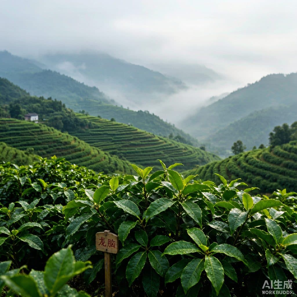 Dragon Brain Camphor (龙脑樟) plantation in Jiangxi / Hunan