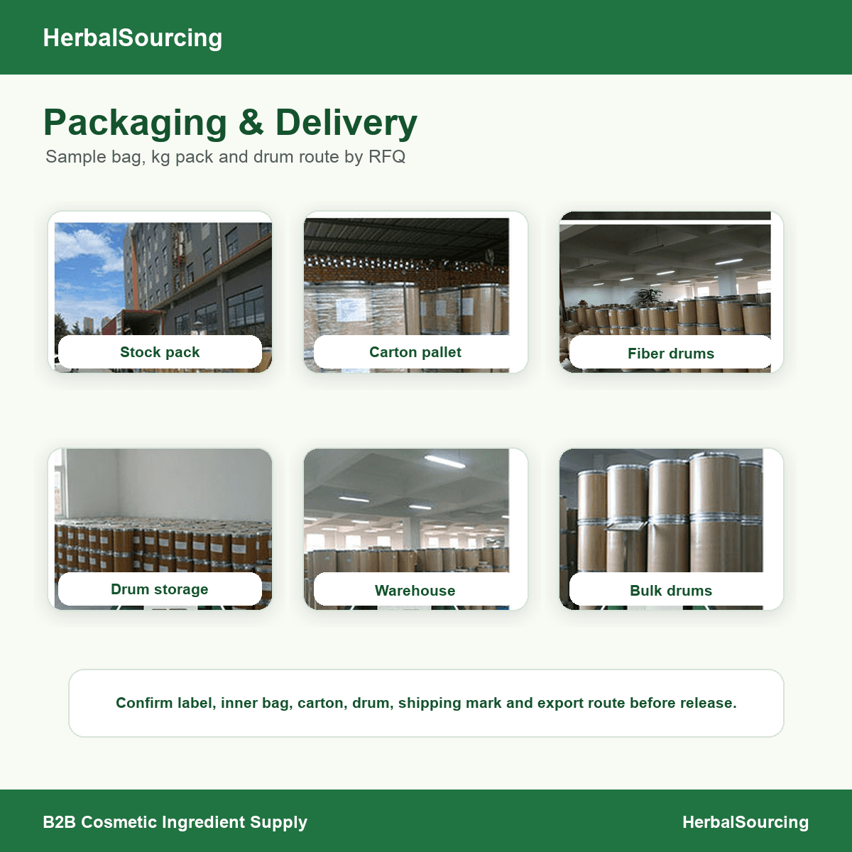 Tremella Fuciformis Polysaccharide / Snow Mushroom Extract packaging and delivery reference