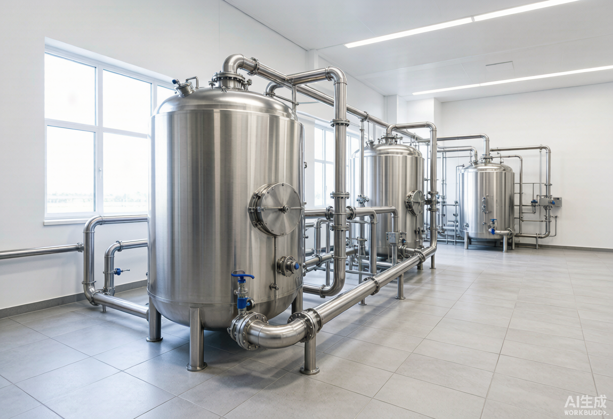 Botanical extract manufacturing facility with stainless steel extraction tanks