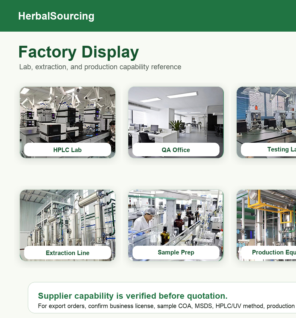 Eucommia Chlorogenic Acid supplier facility reference