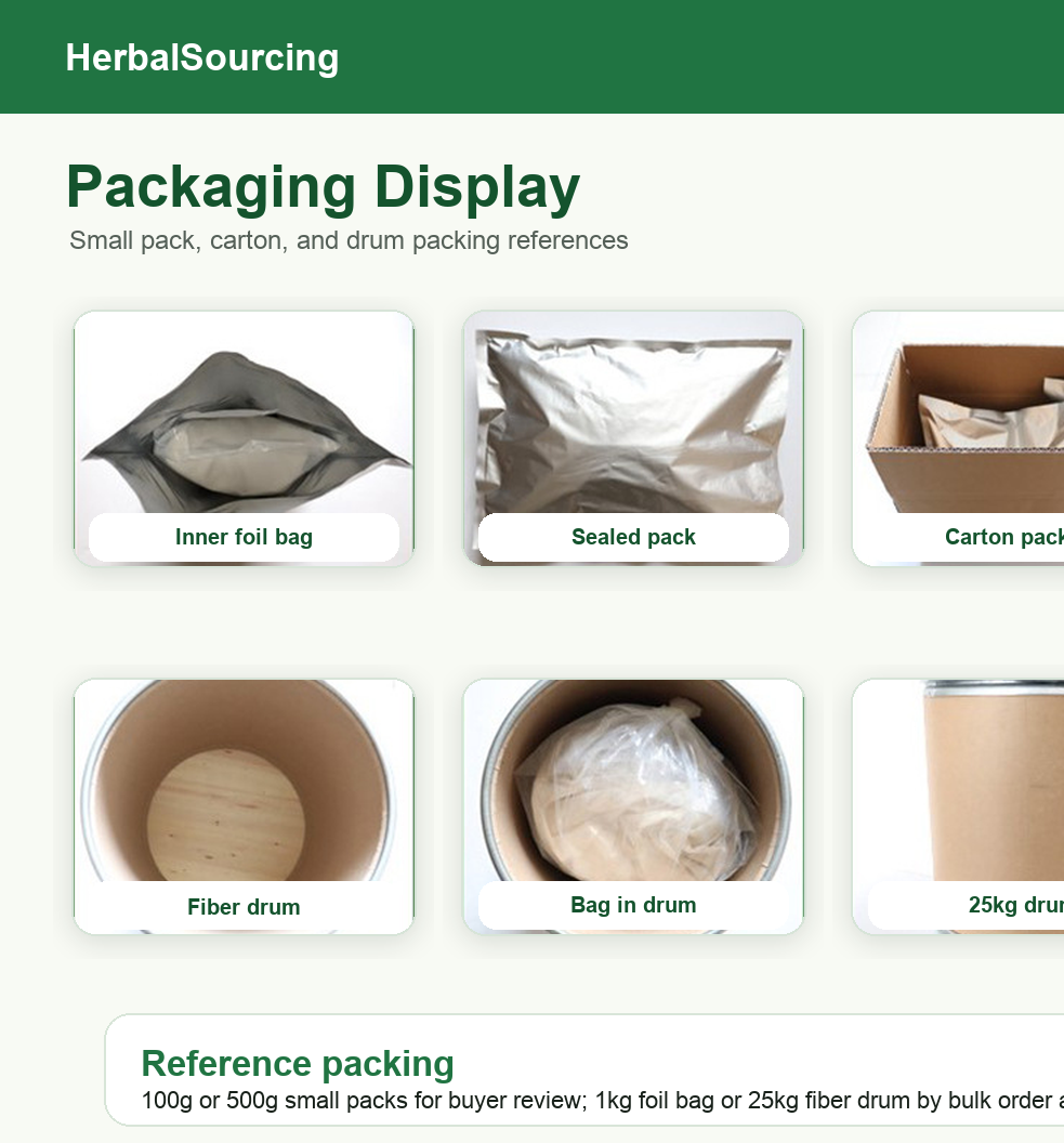 Eucommia Chlorogenic Acid packaging display reference