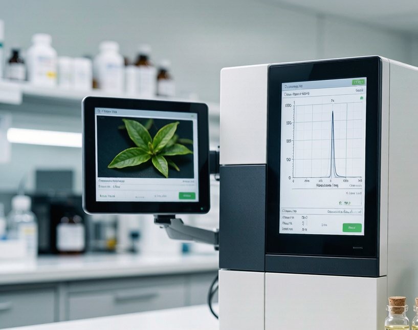 HPLC assay setup for tea polyphenols and EGCG