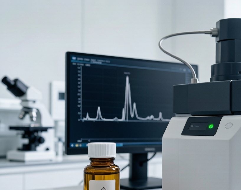 GC-MS analysis of osmanthus absolute and β-ionone