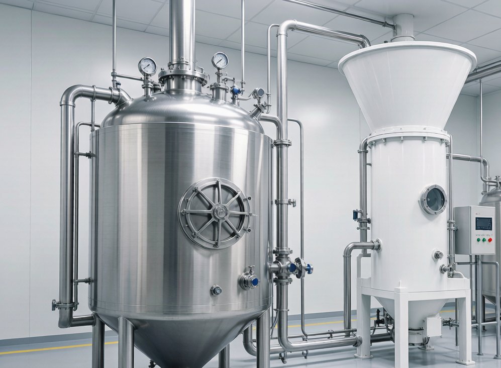 Mushroom polysaccharide extraction facility