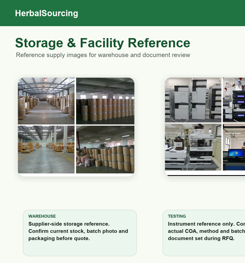 Snow mushroom extract storage and facility reference